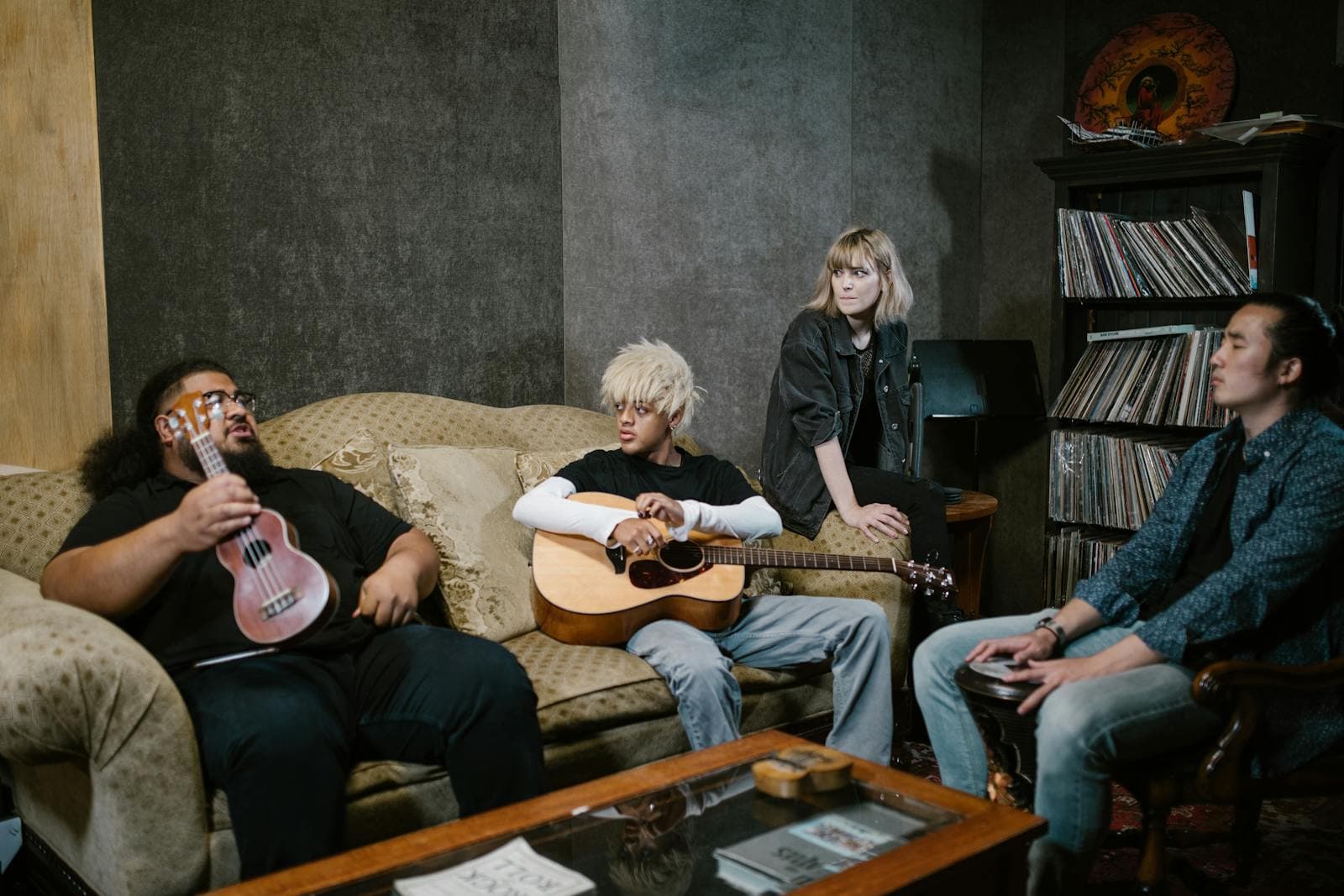 Band playing together